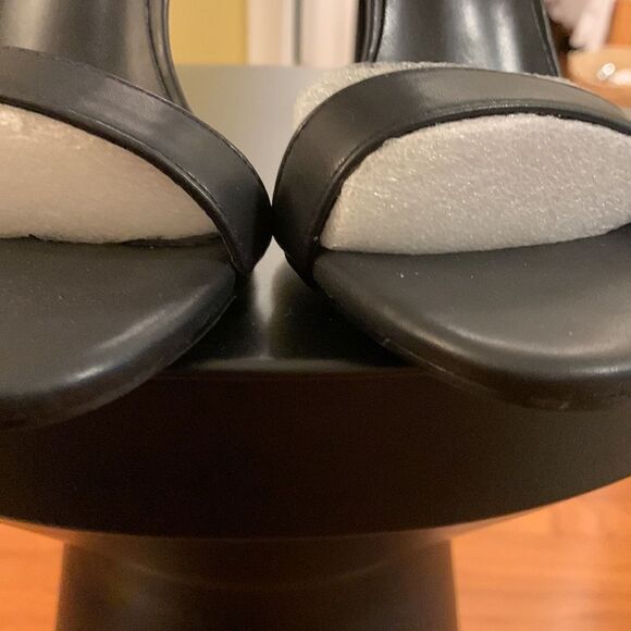 Zhabtuc Size 9 black open toe stiletto heels - Picture 5 of 9